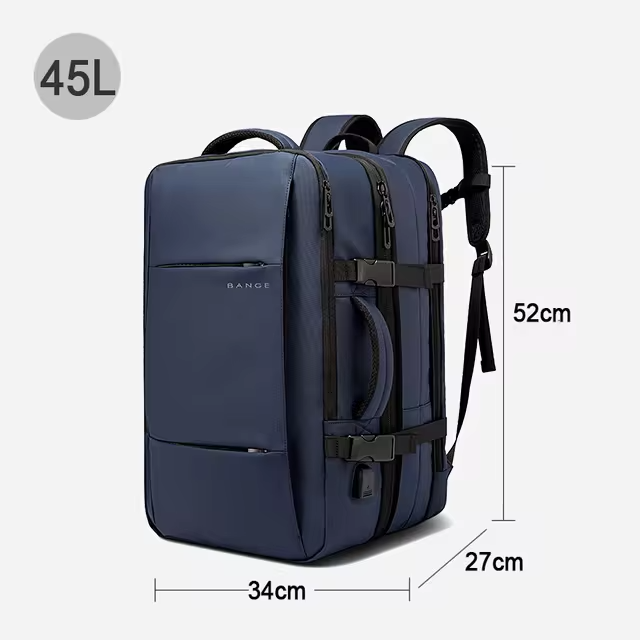 Lisslune | Waterproof Expandable Travel Backpack – Large Capacity & Anti-Theft Protection