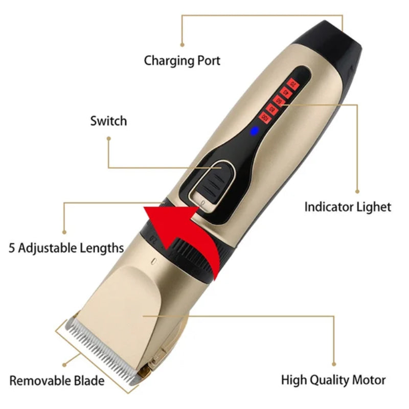 Lisslune | Professional Pet Hair Clipper Kit