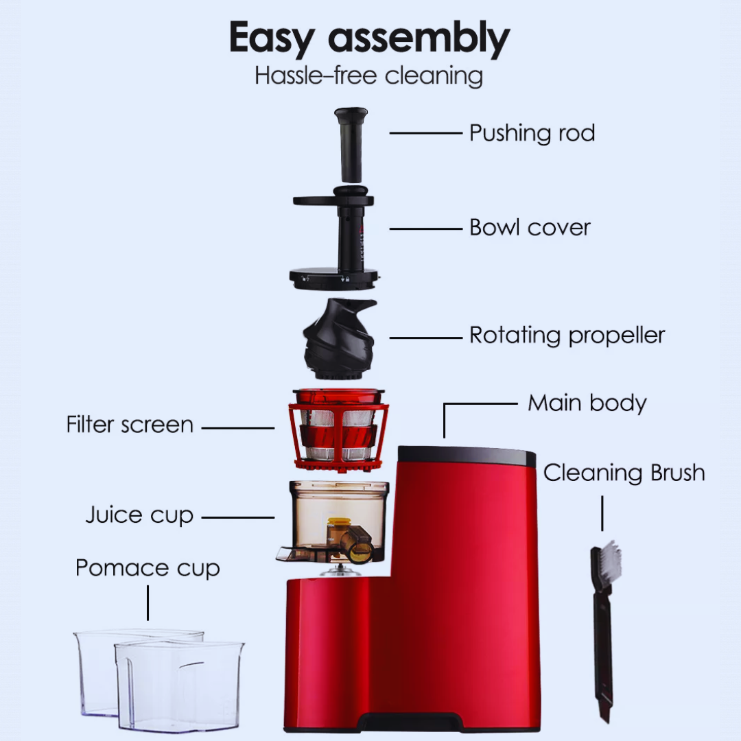 Lisslune | Cold Press Slow Juicer – Enjoy Smooth, Pulp-Free Fresh Juice
