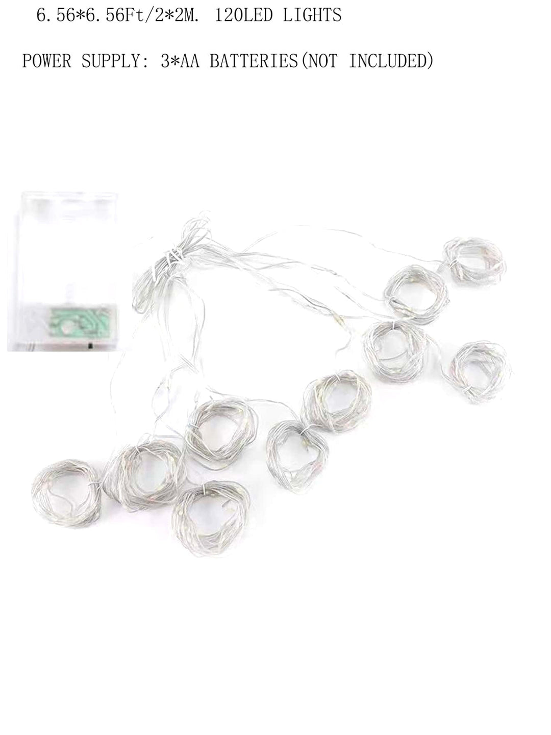 Lisslune | 120 LED 2 x 2M Curtain String Lights - New Lighting