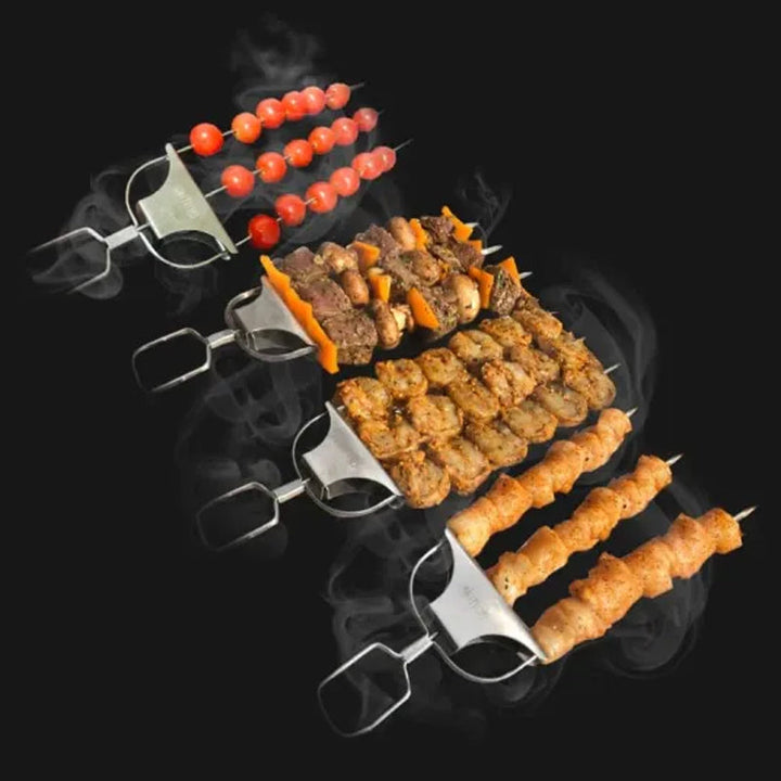 Lisslune | Semi-automatic grill fork made of stainless steel