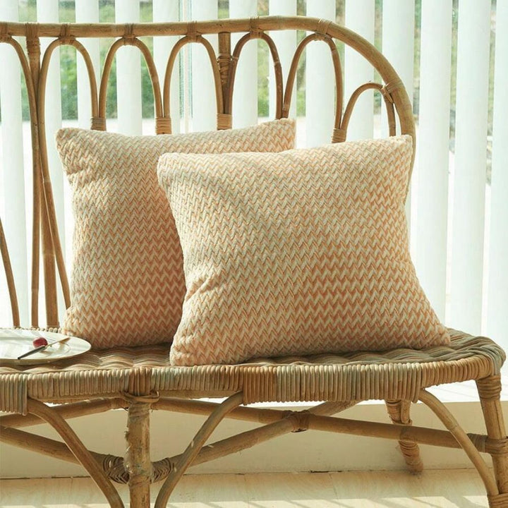 Lisslune | Lush Chevron Cushion Covers