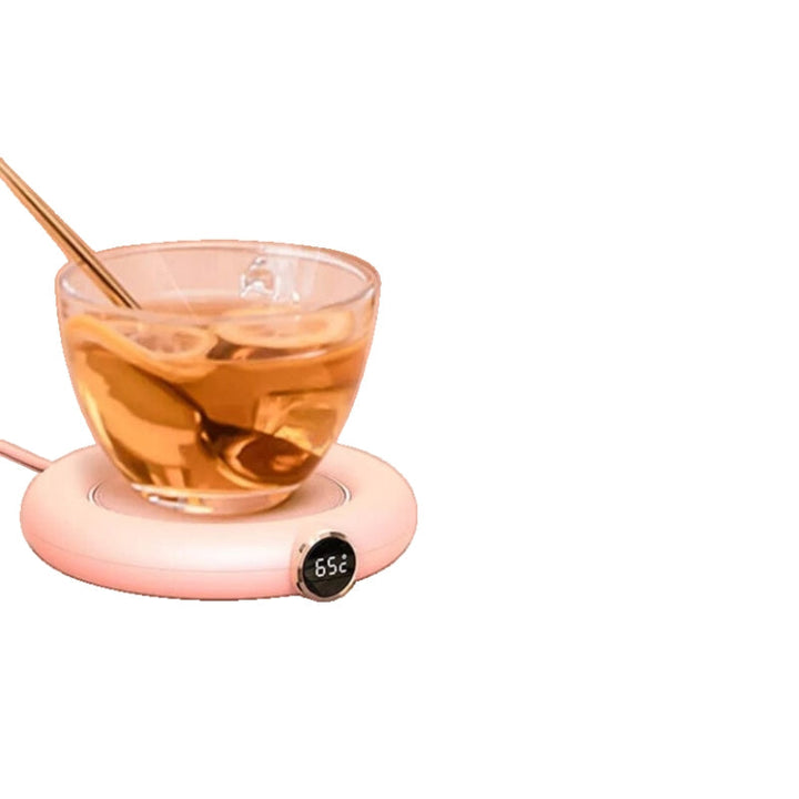 Lisslune | HeatWave – USB heated beverage holder with LED display for perfectly tempered drinks