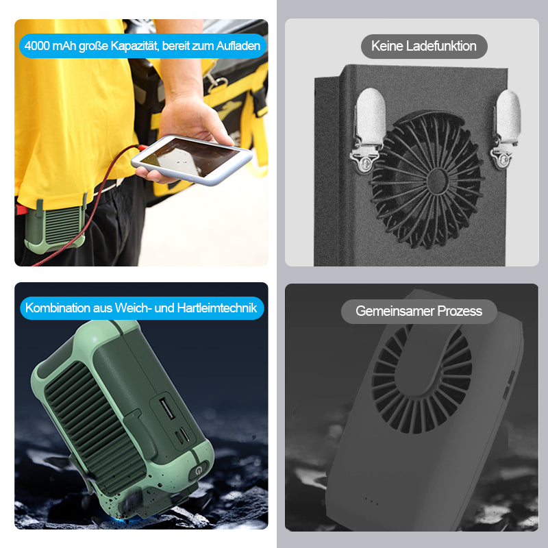 Lisslune | USB Rechargeable Portable Hip Fan