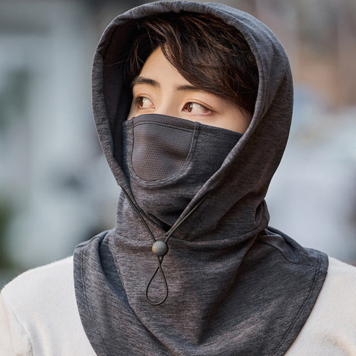 Lisslune | Hooded Face Mask with Neck Warmer for Cycling