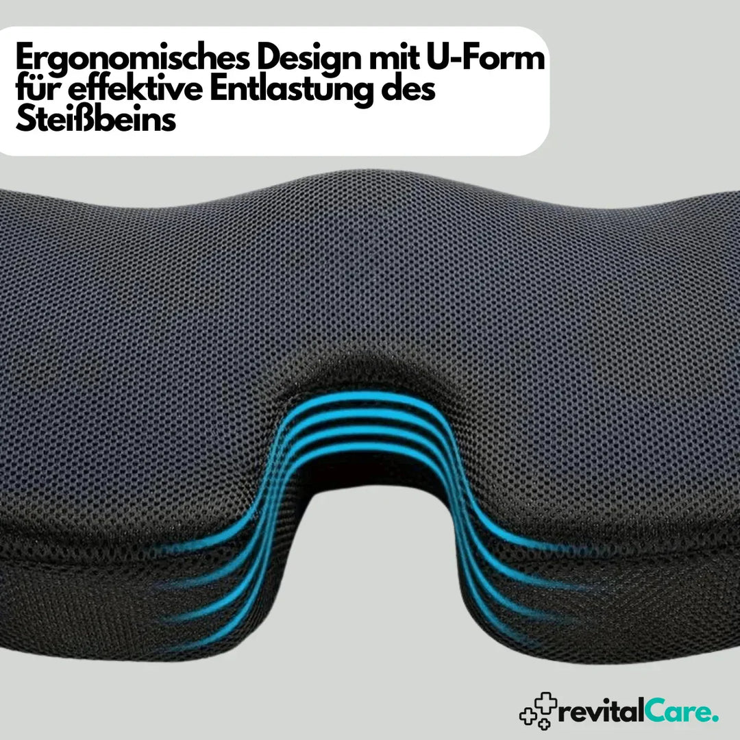 Lisslune | Ergonomic 4D Comfort Seat Cushion with Orthopedic Support