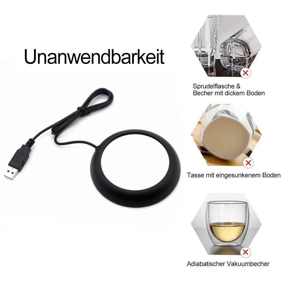 Lisslune | BEQUEE USB Beverage Warmer Electric Coaster Heater for Office/Home