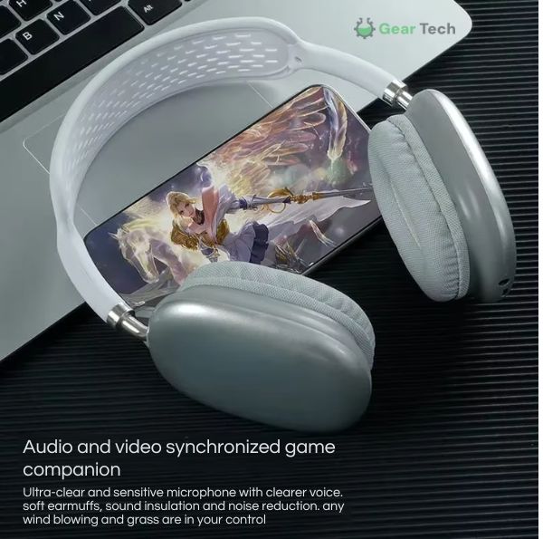 Lisslune | PRO Wireless Headphones | Crystal Clear Sound, Ultimate Comfort & Up to 40 Hours Battery Life for Home and On the Go