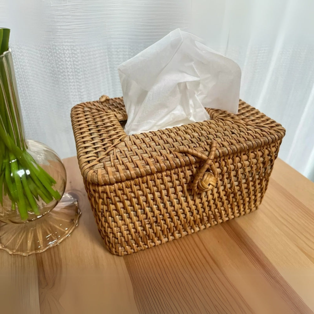 Lisslune | Bespoke Rattan Tissue Box