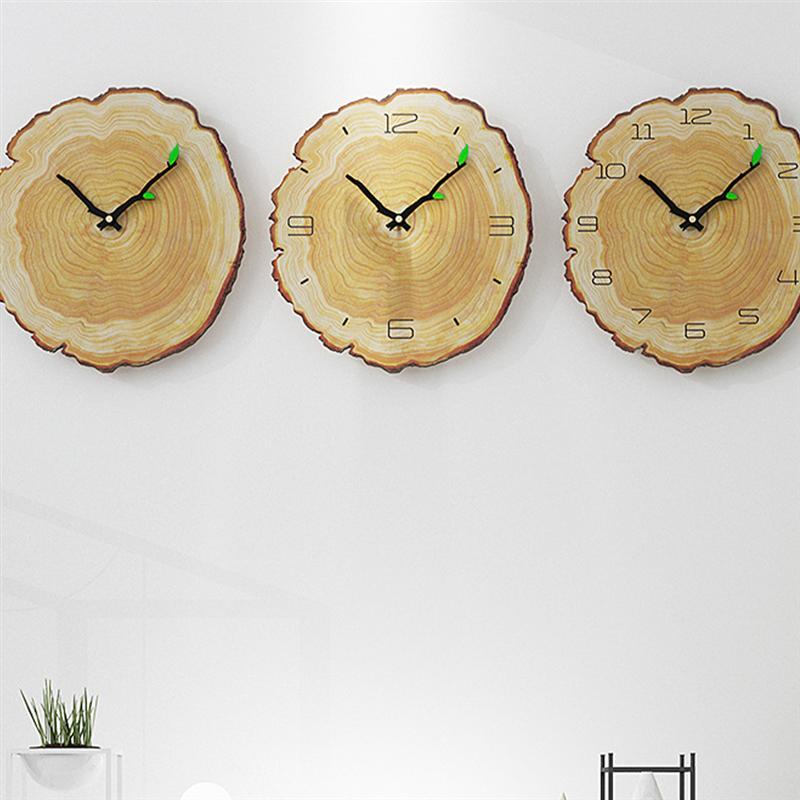 Lisslune | Wooden Annual Rings Wall Clock