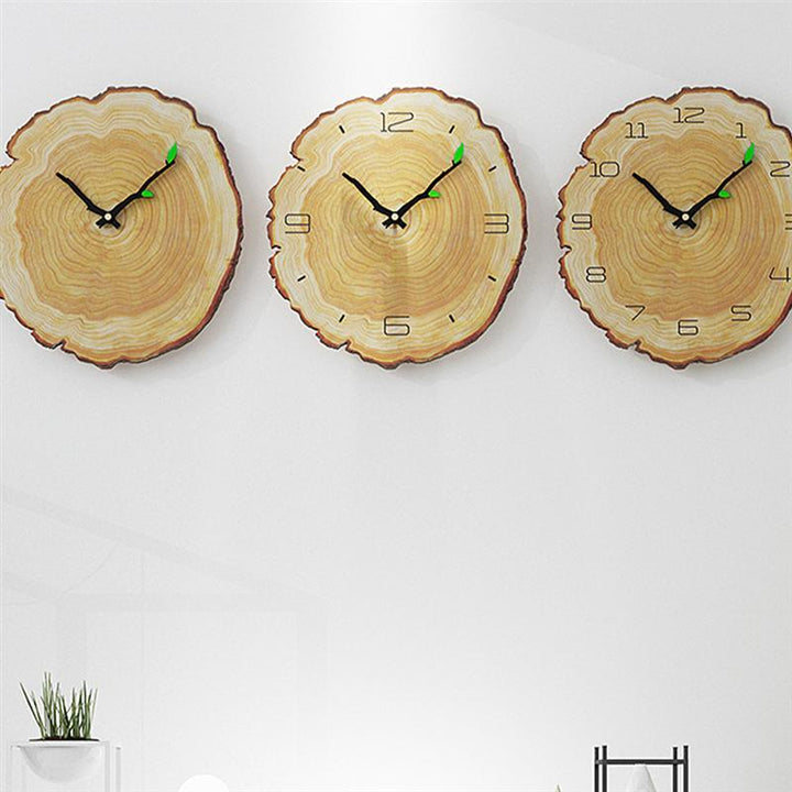 Lisslune | Wooden Annual Rings Wall Clock