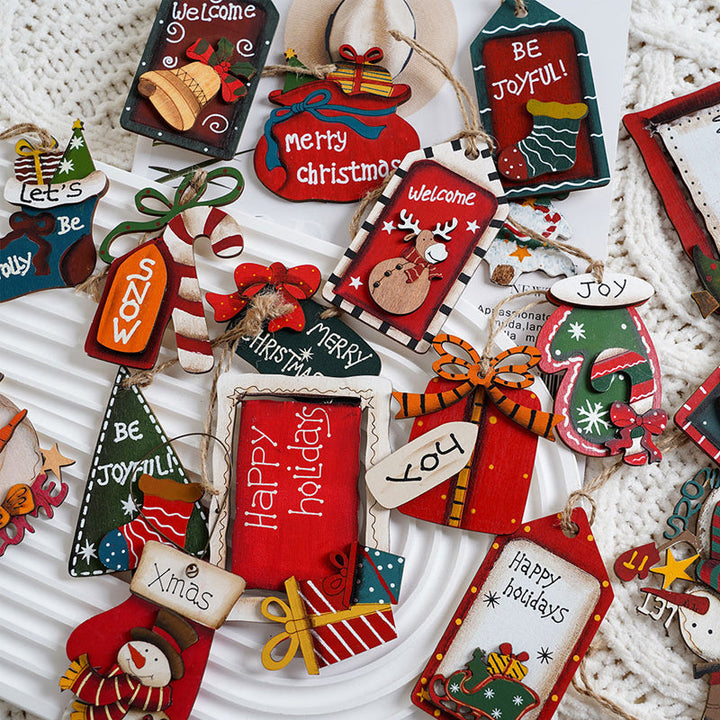 Lisslune | Christmas decoration wooden pendant