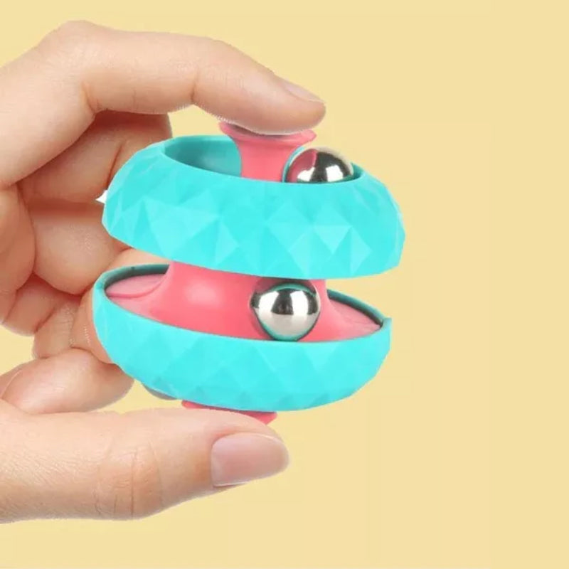 Lisslune | Creative Finger Spinner Decompression Toy with Rolling Ball
