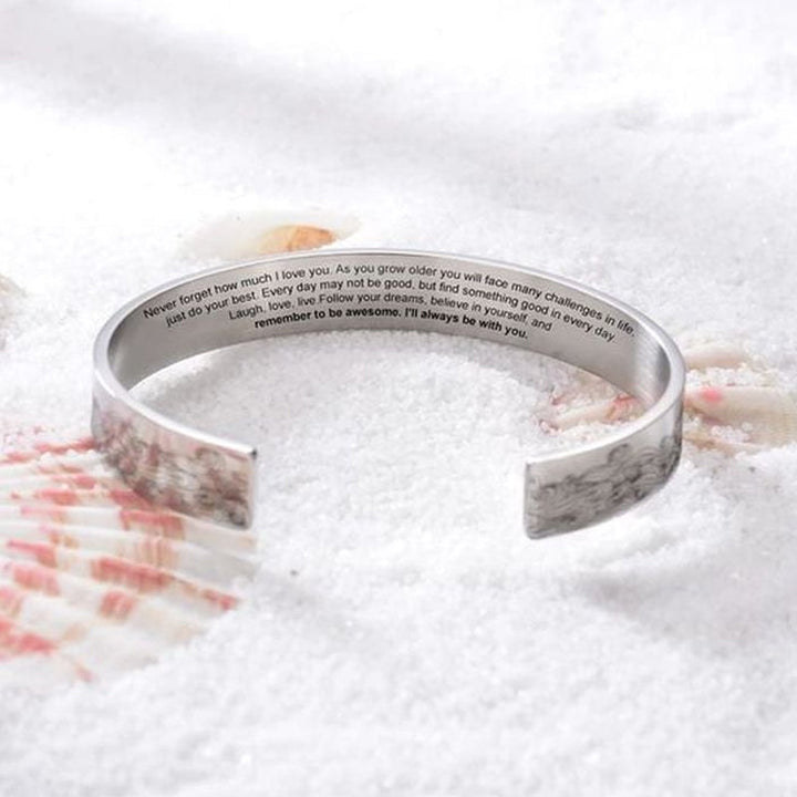 Lisslune | For my granddaughter, I will always be with you bracelet