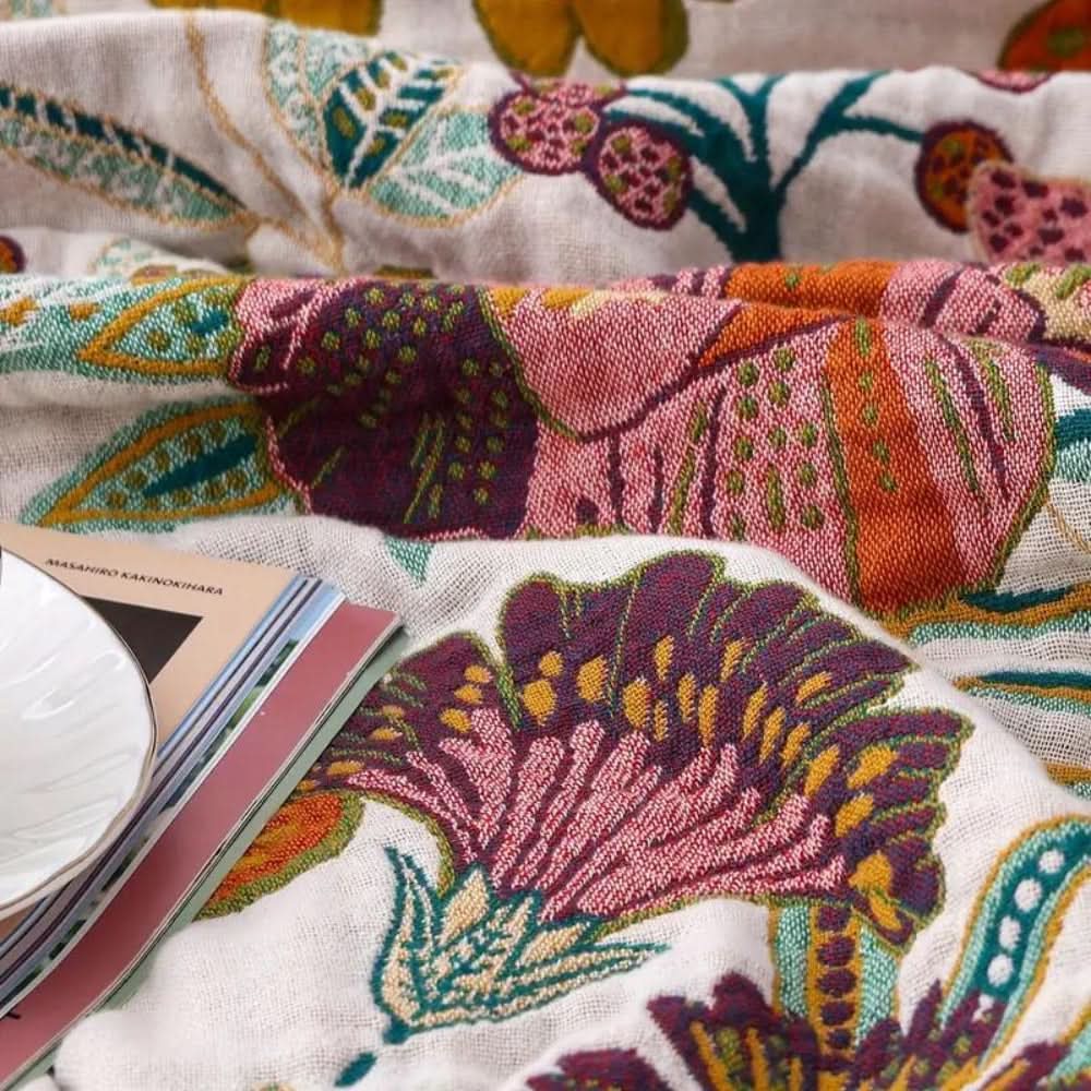 Lisslune | ILOW - Smooth Floral blanket