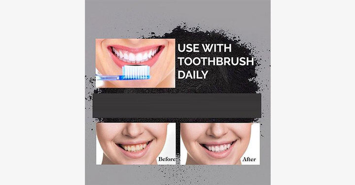 Lisslune | Activated Carbon Teeth Whitening Powder