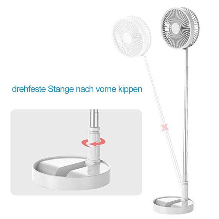 Lisslune | Telescopic Folding USB Charging Fan
