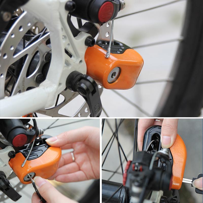 Lisslune | Disc brake lock alarm for motorcycle and bicycle