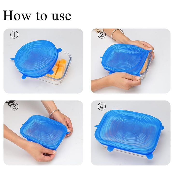 Lisslune | Silicone Stretch Lids, 6PCS
