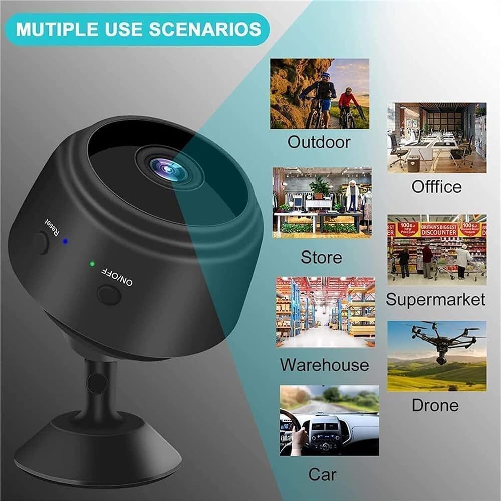 Lisslune | Eyecam Mini Spy Camera – Compact Wi-Fi Home Security Camera for Indoor Surveillance