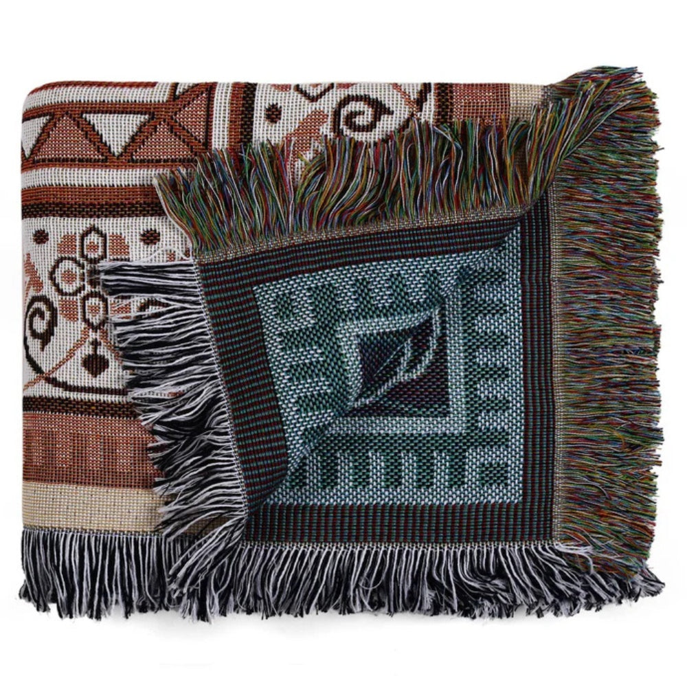 Lisslune | Bohemian Desert Mirage Throw Blanket