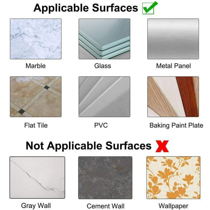 Lisslune | Non-perforating, non-marking screw stickers, 10 pieces