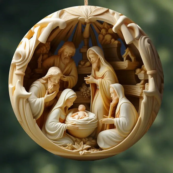 Lisslune | Crib Christmas Ornament