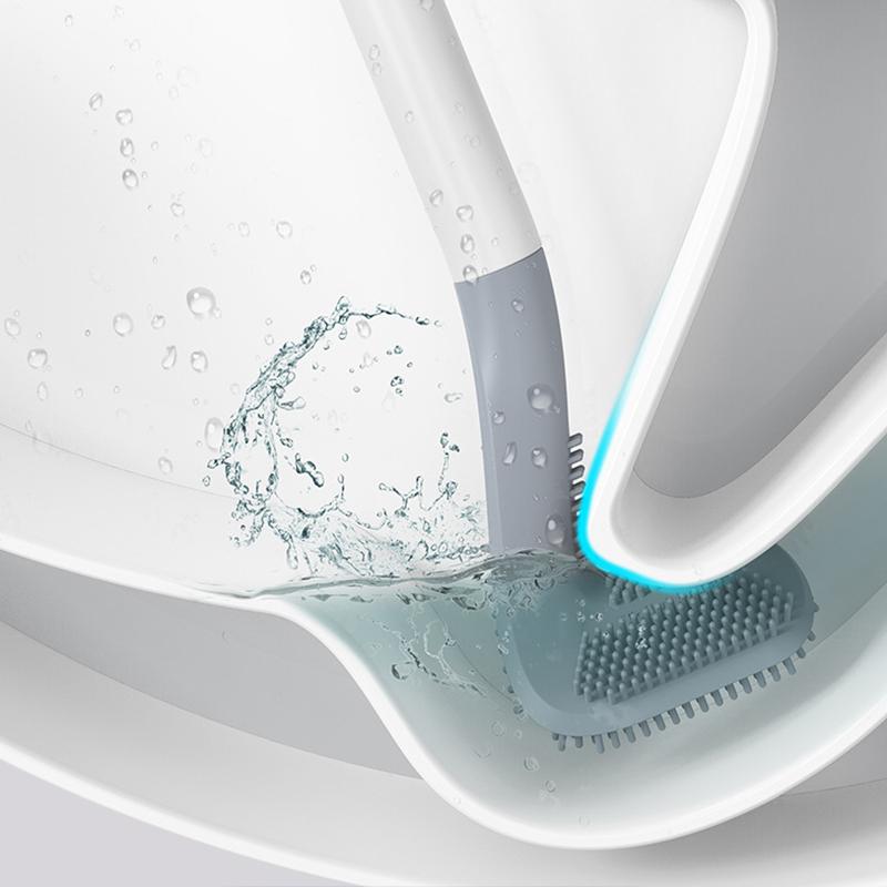 Lisslune | Longer Grip Flexible Silicone Golf Toilet Brush
