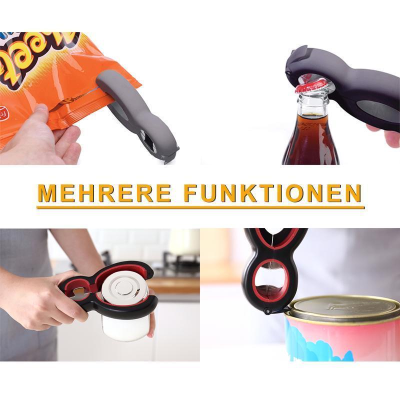 Lisslune | 6 in 1 Multifunctional Portable Bottle Opener