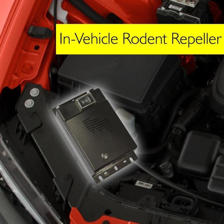 Lisslune | Ultrasonic Car Mice Repeller | Portable. Self-Powered & Effective for Vehicle Protection Against Rodents