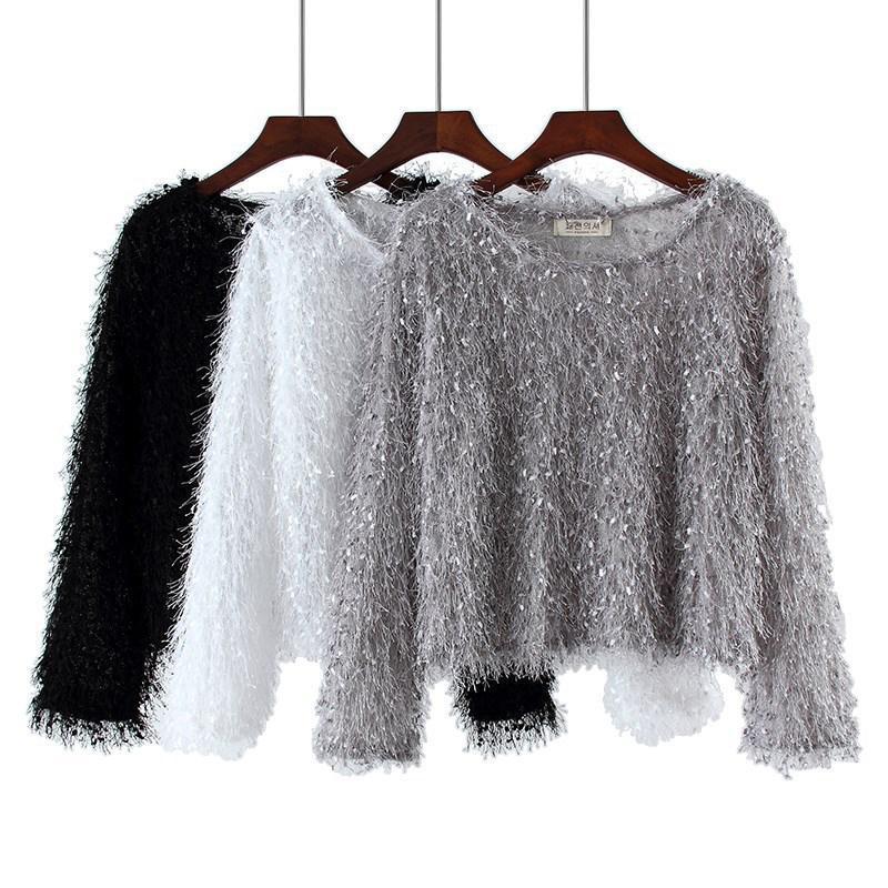 Lisslune | Round Neck Plush Sweater