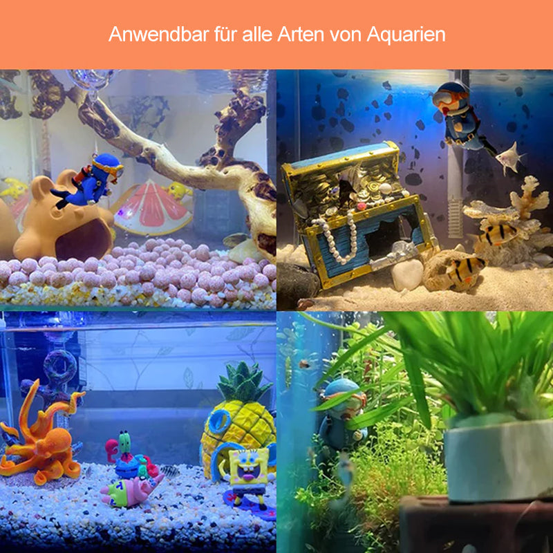 Lisslune | Floating Diver - Aquarium Ornament