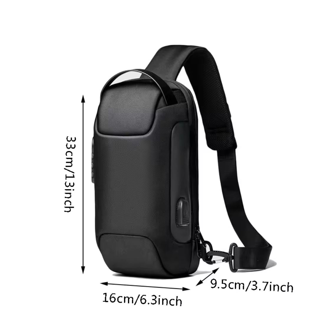 Lisslune | Anti-Theft Crossbody Bag with USB Charging – Secure, Stylish, and Functional
