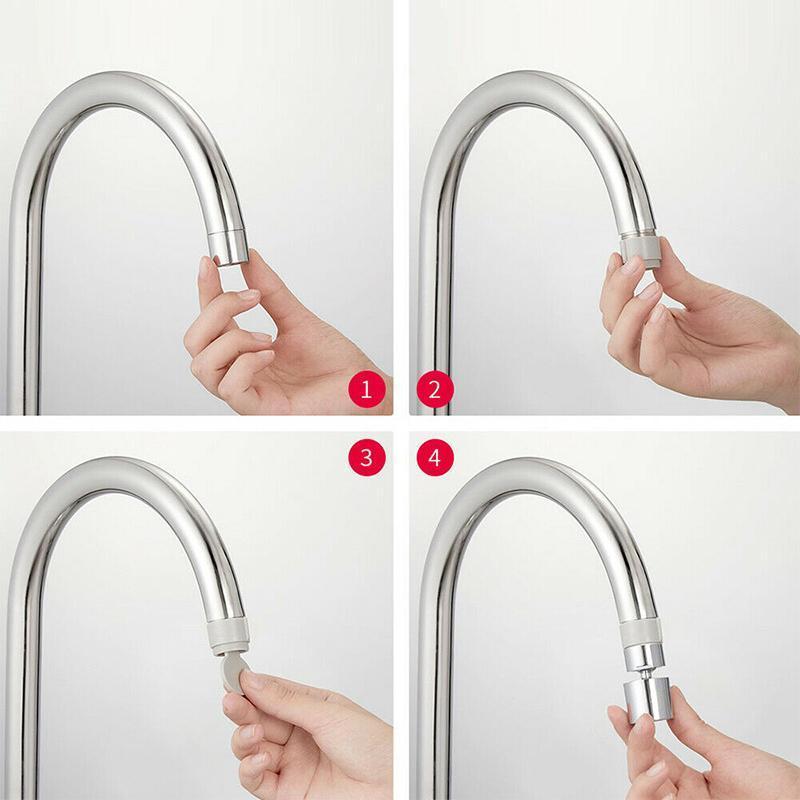 Lisslune | Rotatable Dual-Function Bubbler Faucet Head