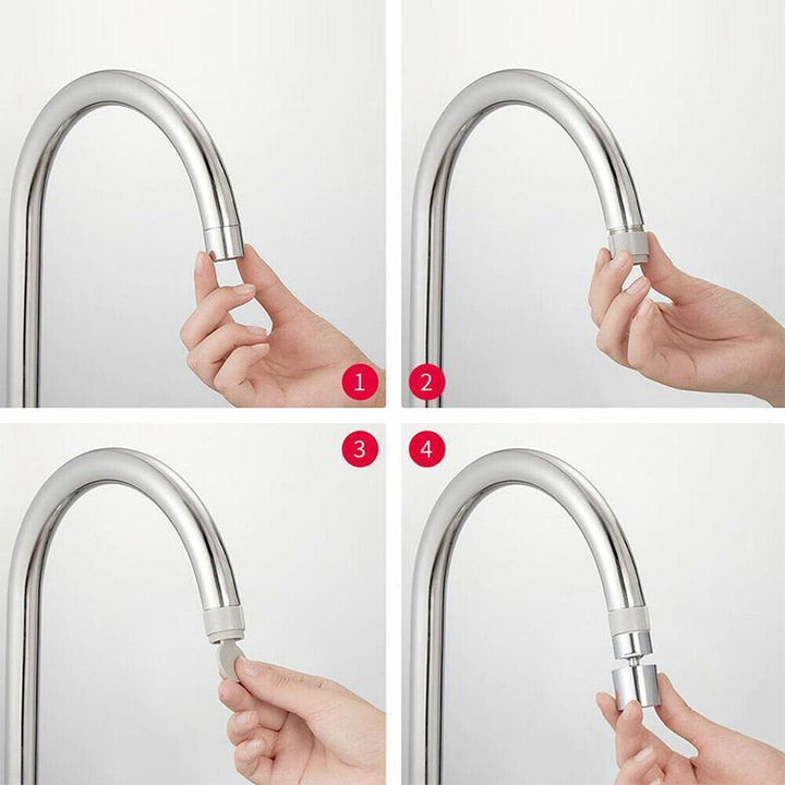 Lisslune | Rotatable Dual-Function Bubbler Faucet Head