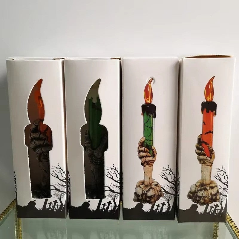 Lisslune | SpookHand LED Skeleton Hand Candle Halloween Decoration