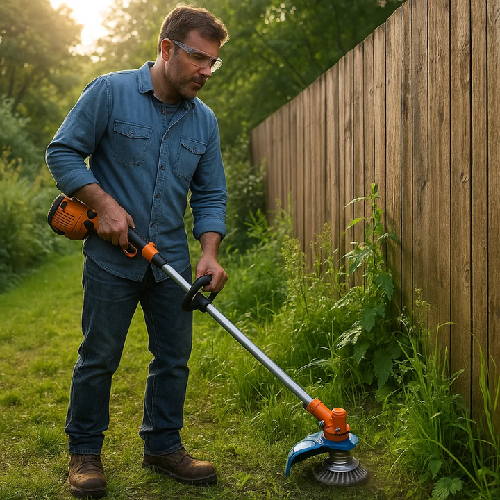 Lisslune | Grass Cutting Turbo Head – Universal 6-Blade Weed Brush for Trimmers