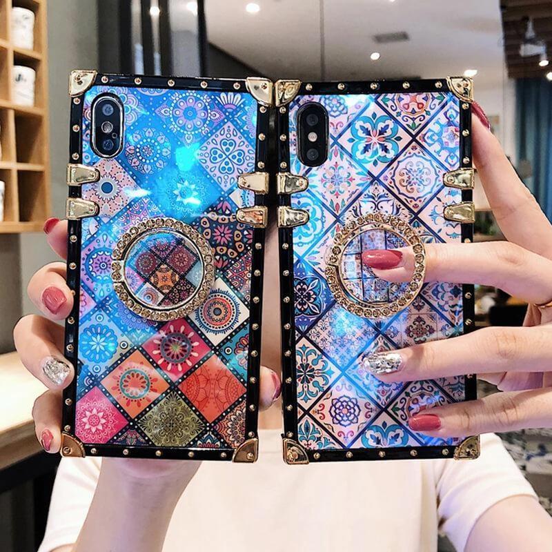 Lisslune | Bohemian Retro Bracket Phone Case for iPhone