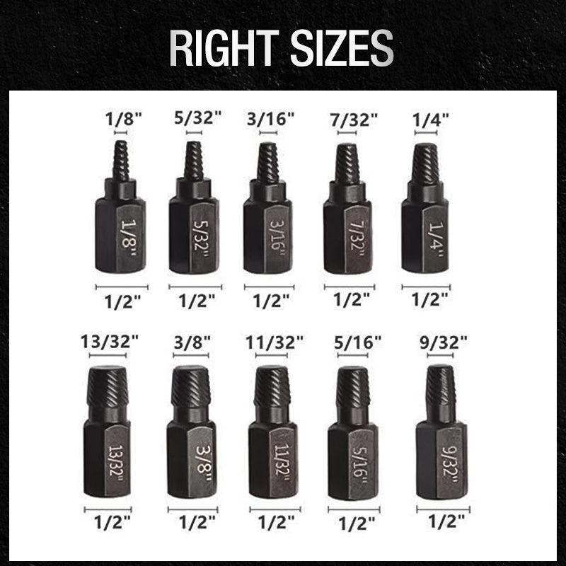 Lisslune | Screw and Bolt Extractor Set