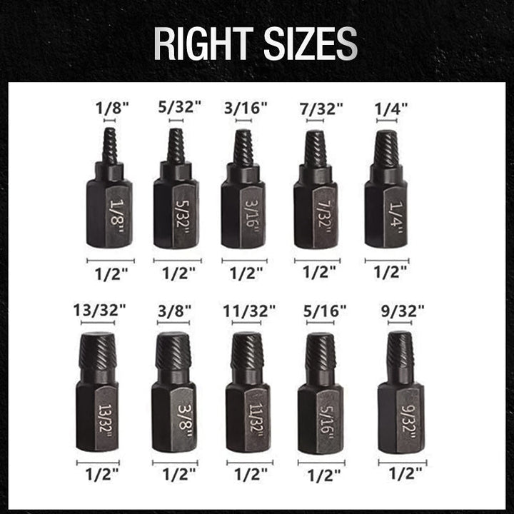Lisslune | Screw and Bolt Extractor Set