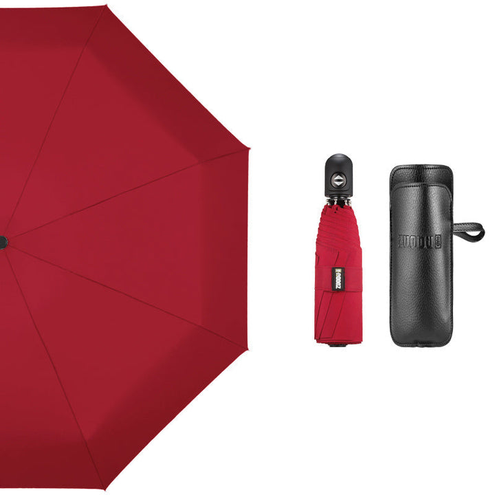 Lisslune | Super Portable Auto Open/Close Windproof Umbrella with 12 Ribs, 5-Fold & Ergonomic Handle
