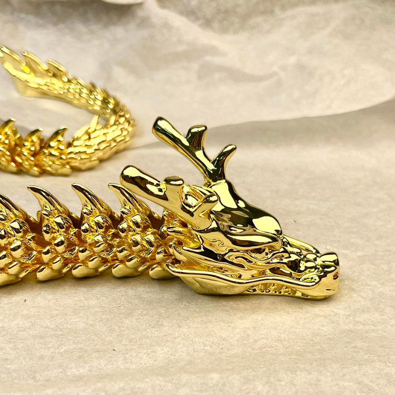 Lisslune | Golden Dragon with movable joints