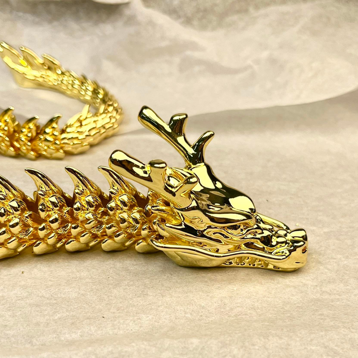 Lisslune | Golden Dragon with movable joints