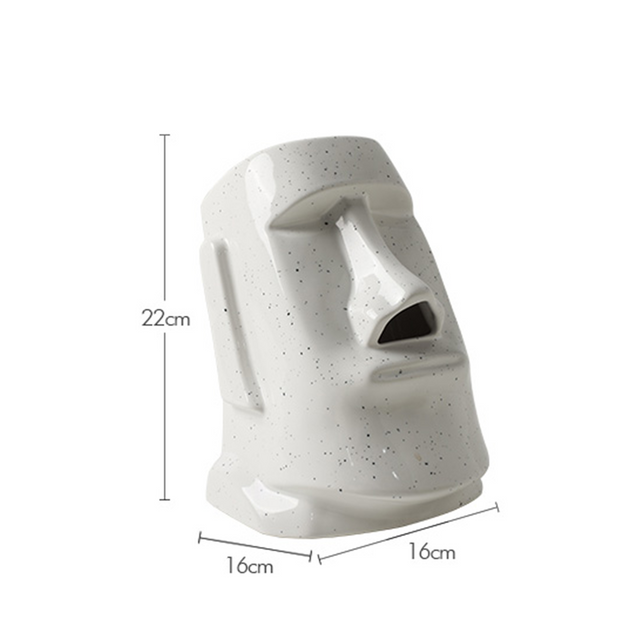 Lisslune | StatueTissue - unusual Moai scarf holder for stylish spaces