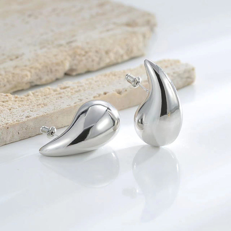 Lisslune | Simple Water Drop Earrings