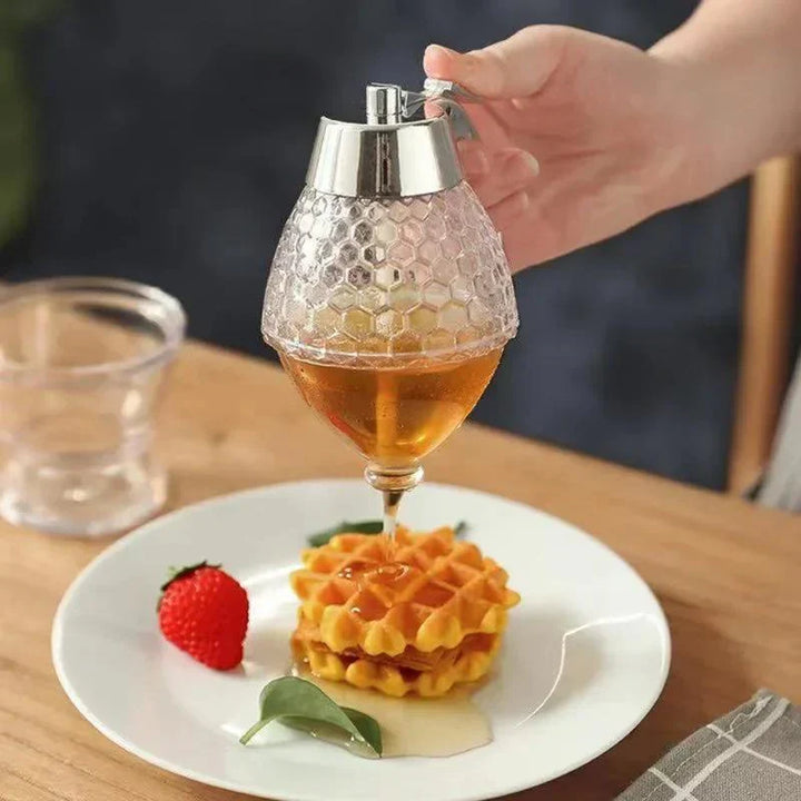 Lisslune | Stylish Honey Dispenser with Drip-Free Technology – Precise Dispensing without Spillage