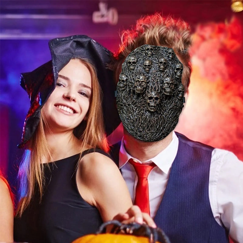 Lisslune | Halloween new Steam Skull Punk Mask