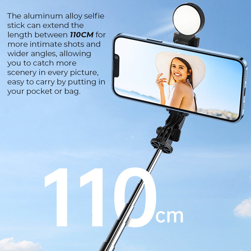 Lisslune | New 6 in 1 Bluetooth Selfie Stick