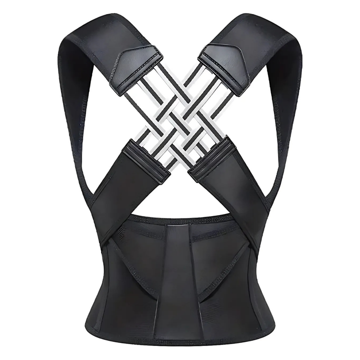 Lisslune | Back Support and Posture Corrector | Adjustable, Comfortable & Ideal for Improving Confidence and Posture