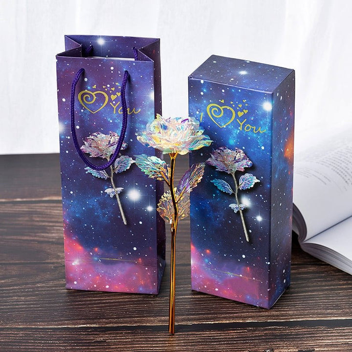 Lisslune | Colorful Galaxy Rose